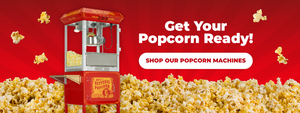 2.5oz Classic Carnival Tabletop Kettle Popcorn Popper Machine, Retro-Style