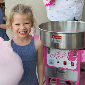 Funtime FT1000 Commercial Style Candy Cloud Cotton Hard Candy Machine Floss Maker Cart