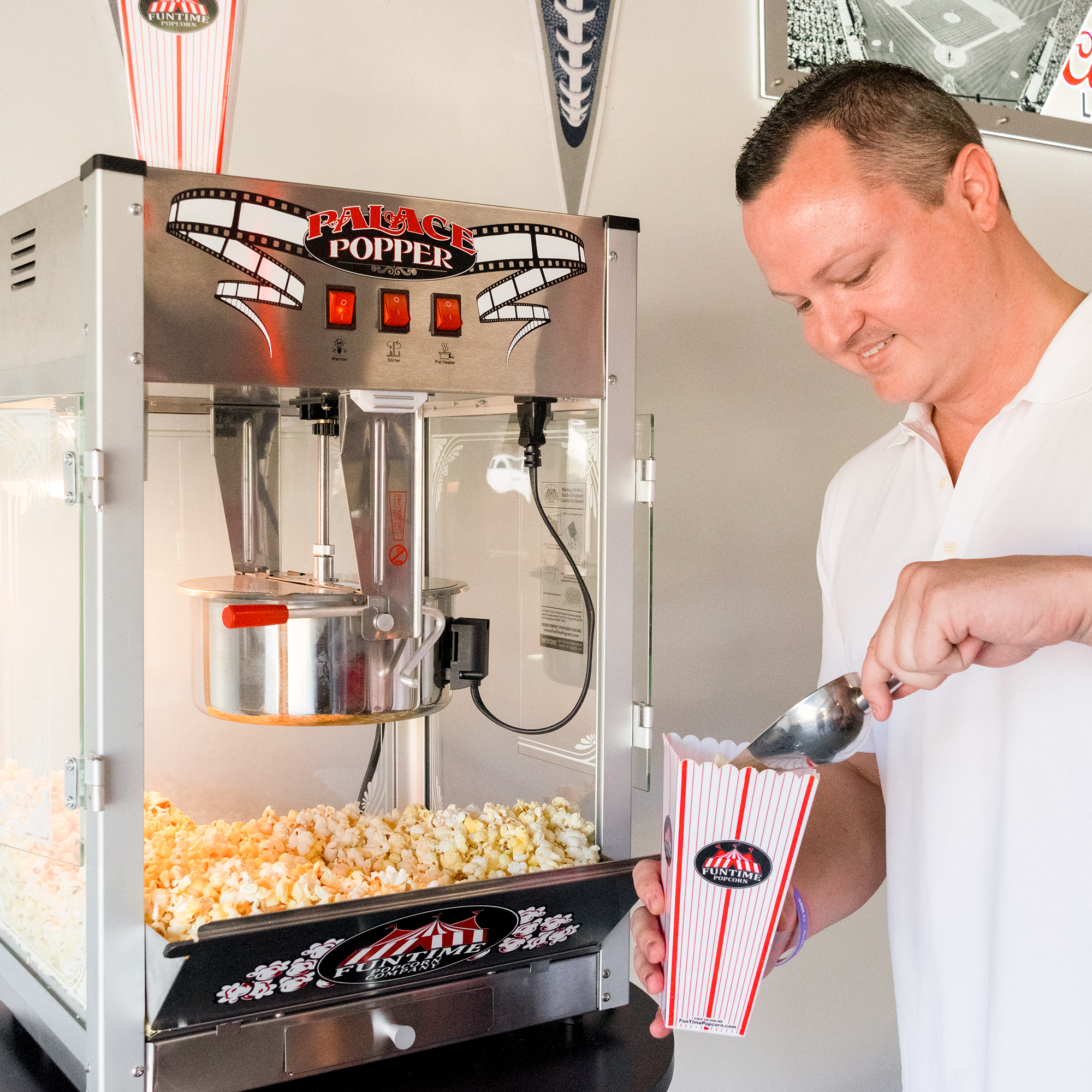 Professional Series Popcorn Machine – Franklin's Gourmet Popcorn