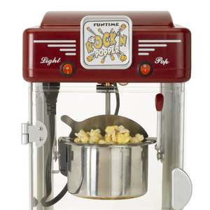 FunTime FT2518 2.5oz Rock'N Popper Popcorn Machine Maker Retro Style