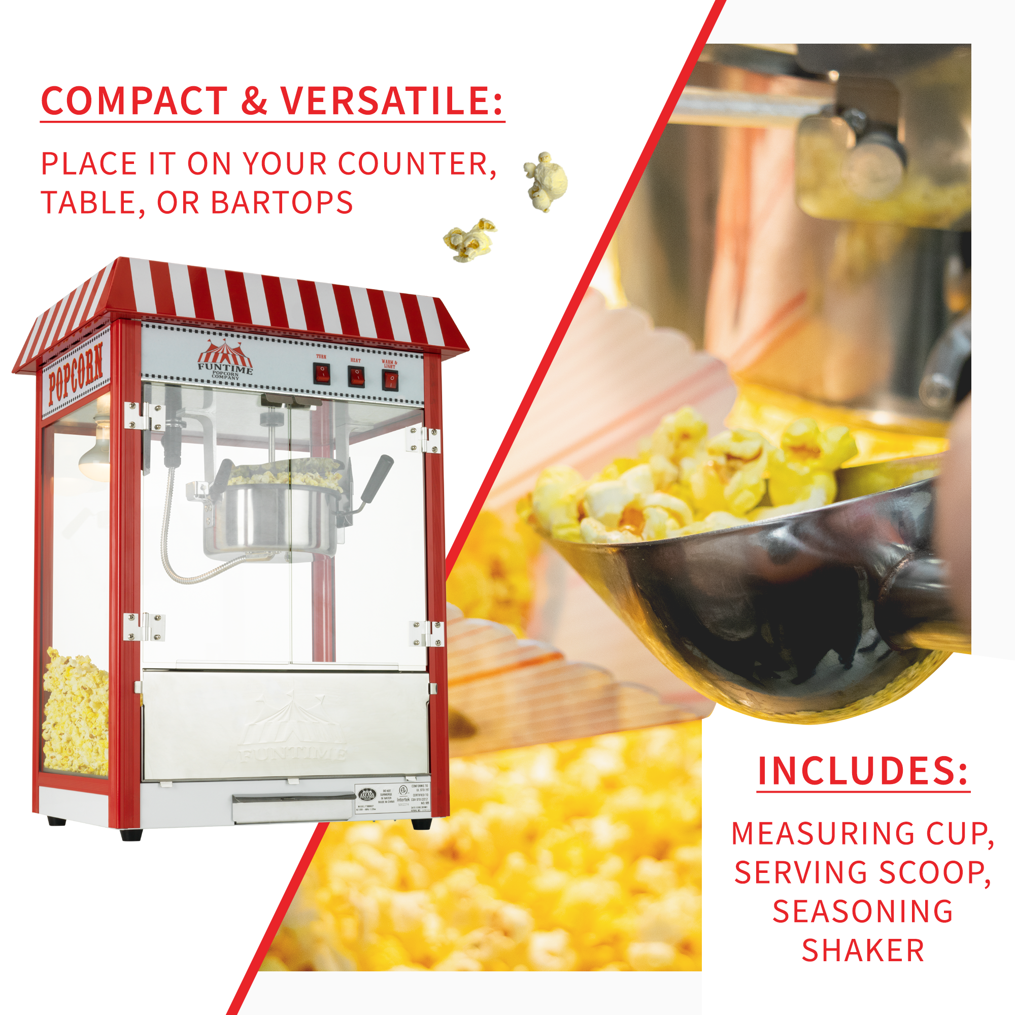 5 Core POP 850 8oz Commercial Popcorn Machine for sale online