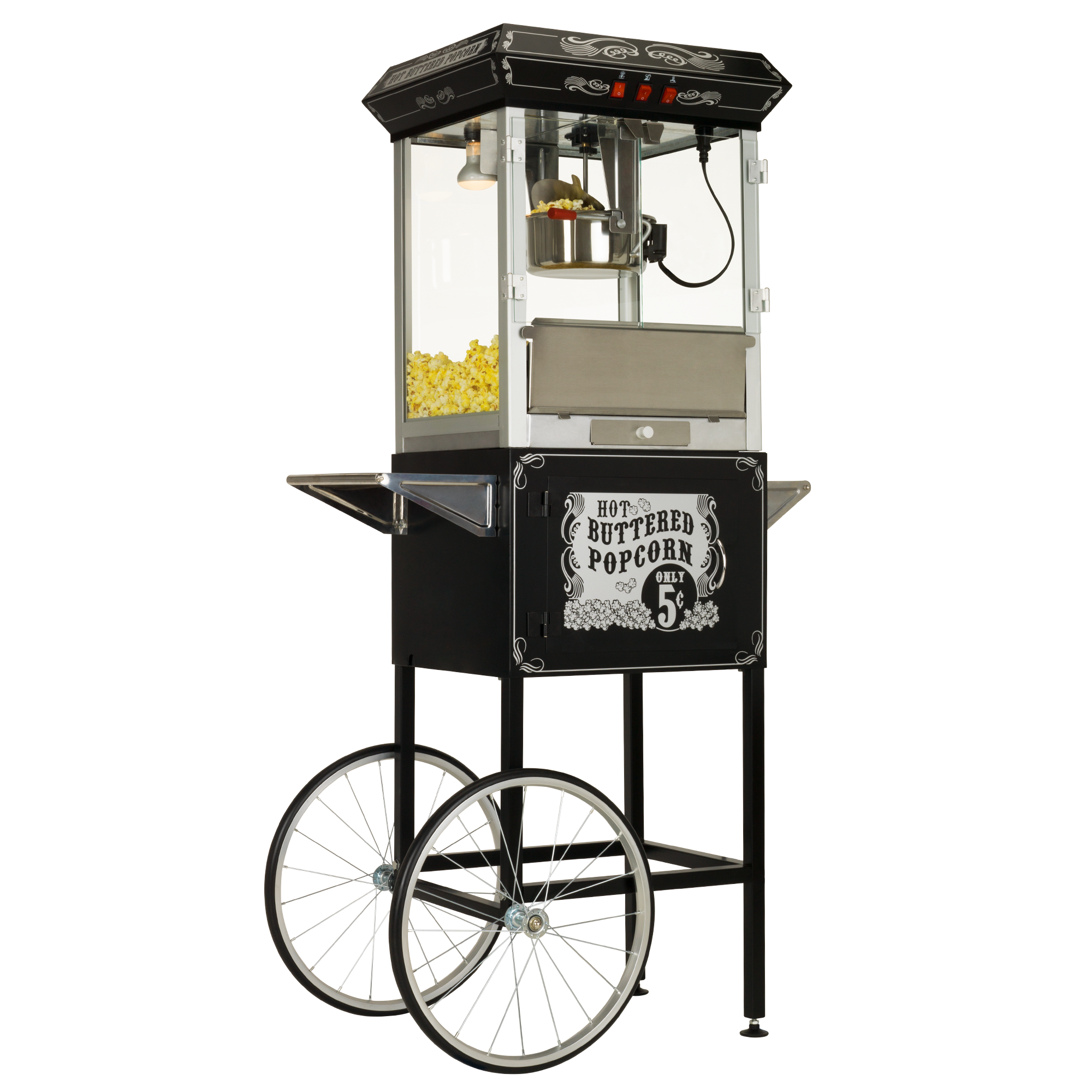 Cart discount popcorn machine