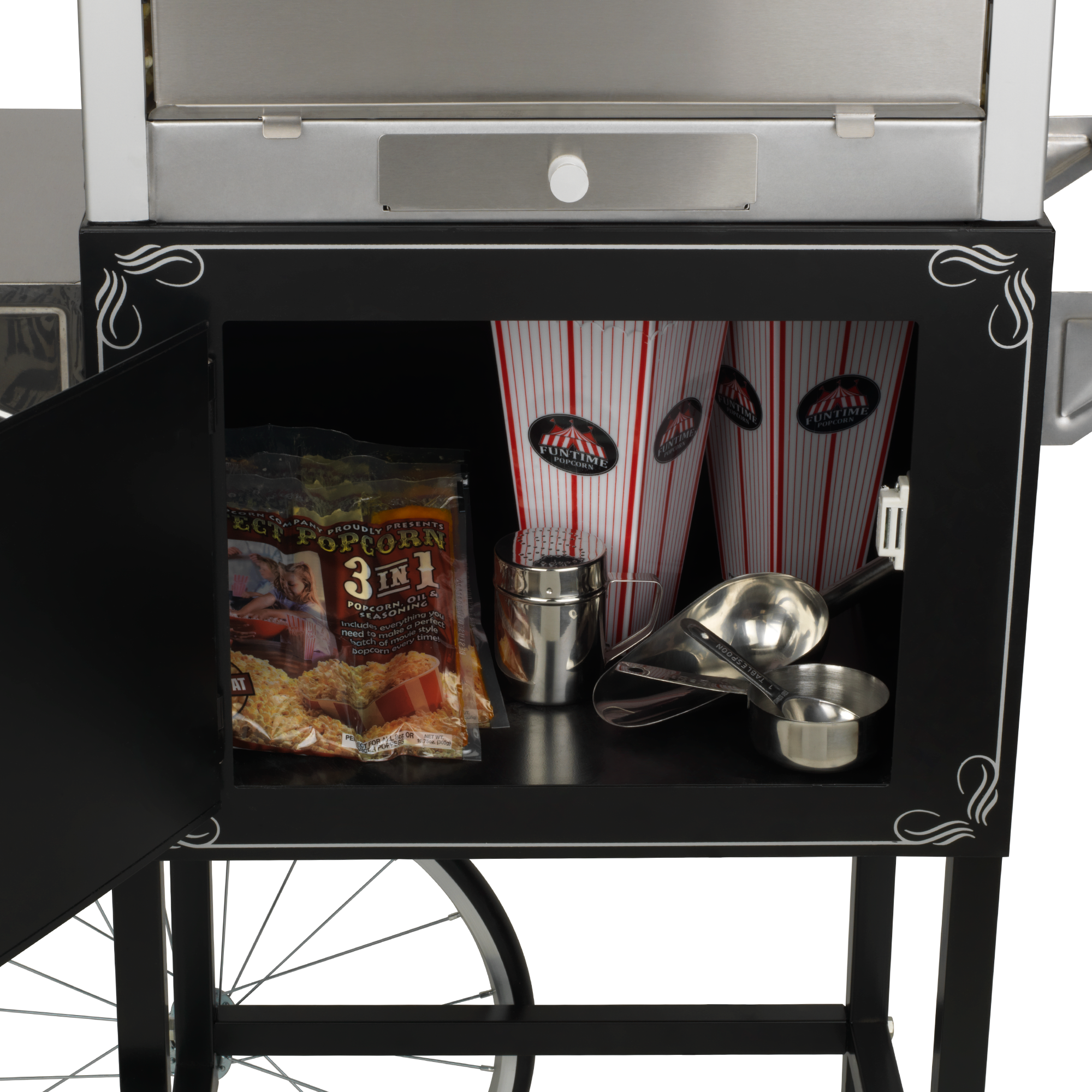 Popcorn popper on cart discount