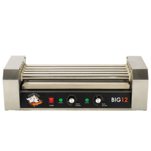 Roller Dog RDB12SS Commercial Style 12 Hot Dog 5 Roller Grill Cooker Machine
