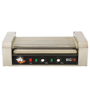 Roller Dog RDB18SS Commercial Style 18 Hot Dog 7 Roller Grill Cooker Machine