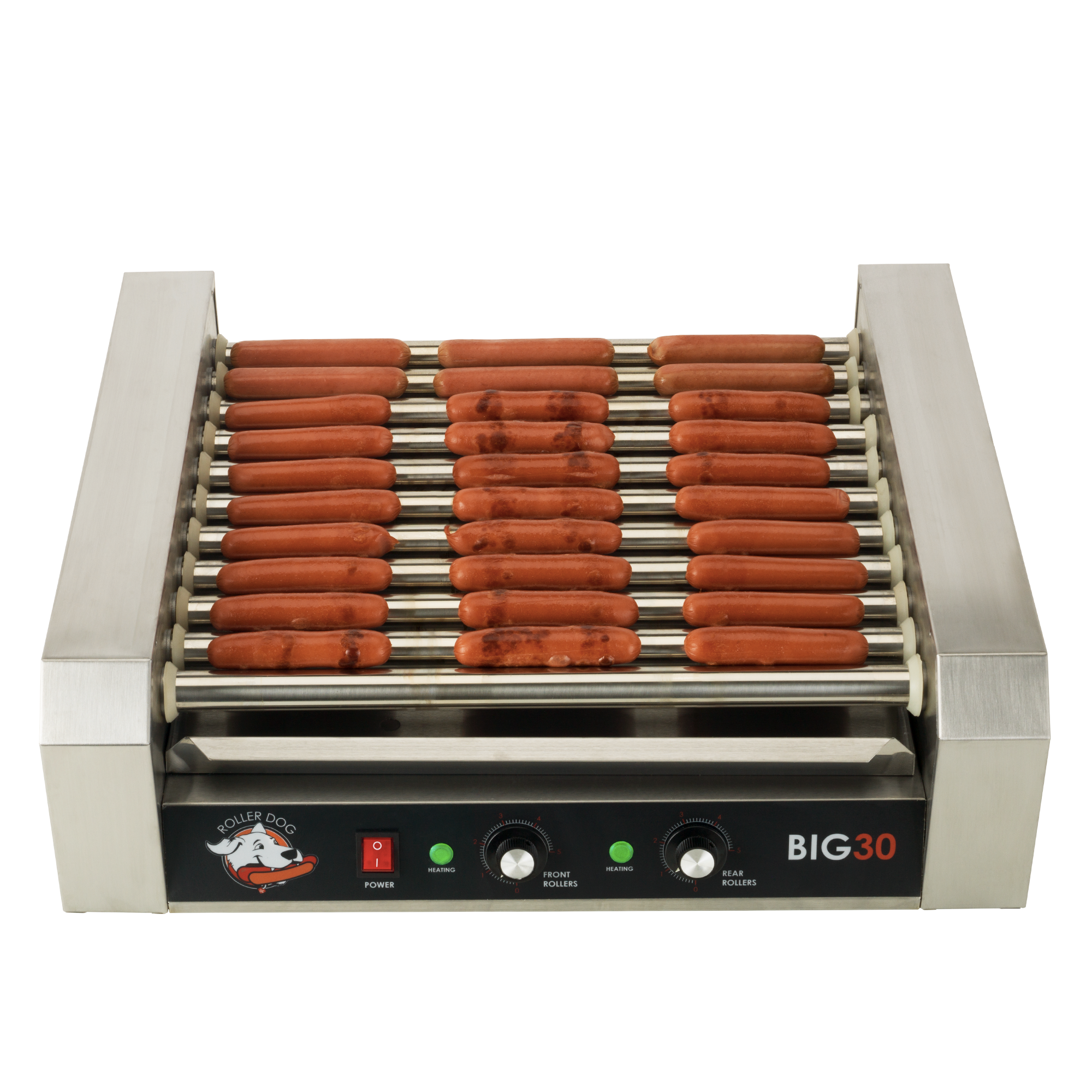 Roller Dog RDB30SS Commercial Style 30 Hot Dog Roller Grill Cooker Mac -  funtimepopcorn