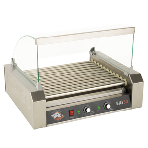 Roller Dog RDB30SS Commercial Style 30 Hot Dog Roller Grill Cooker Machine