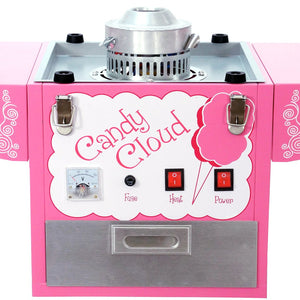 Funtime FT1000 Commercial Style Candy Cloud Cotton Hard Candy Machine Floss Maker Cart